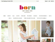 Tablet Screenshot of bornboutique.com